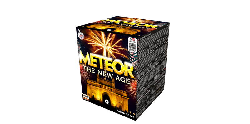 Meteor 25ran-white flashing fountain